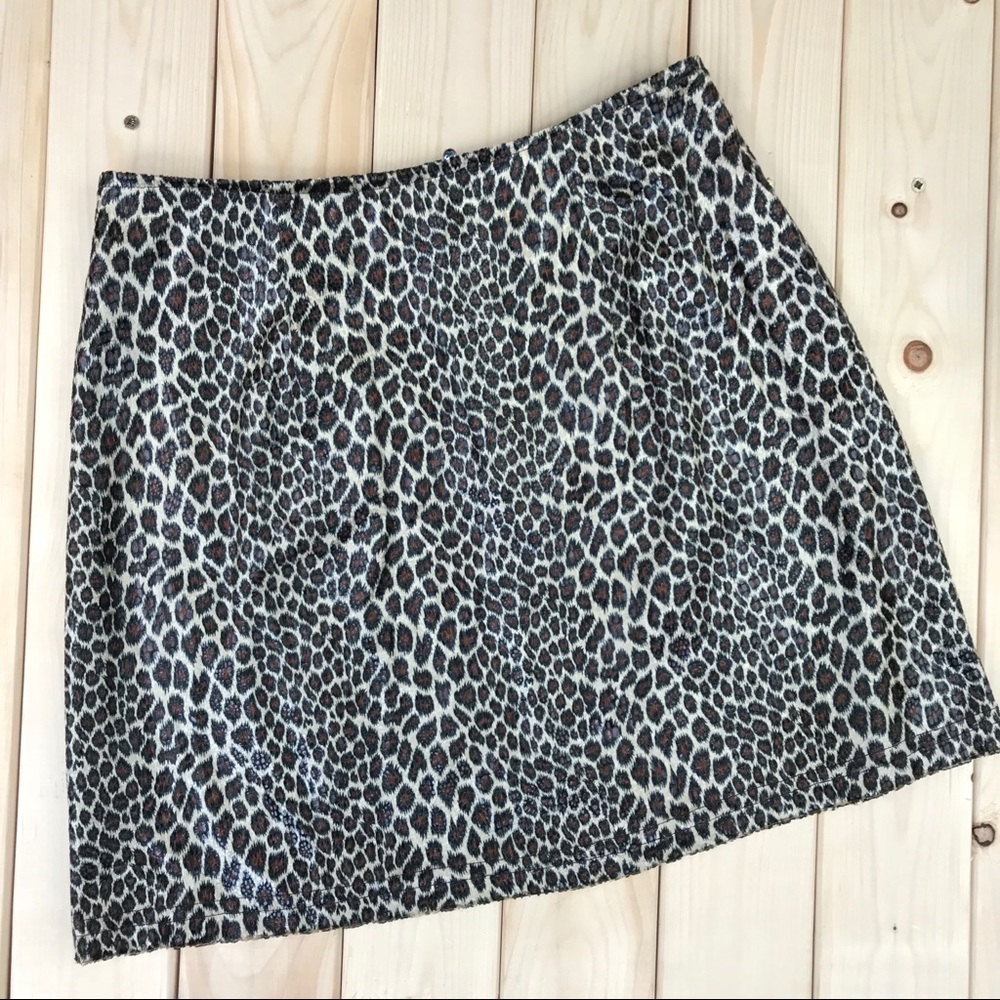 Vintage Cheetah / Leopard Print Skirt